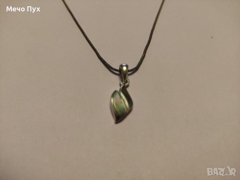 Сребърно колие (96), снимка 1