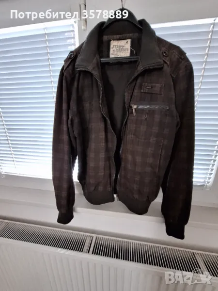 Мъжко яке плюс топла памучна спортна риза към него, снимка 1