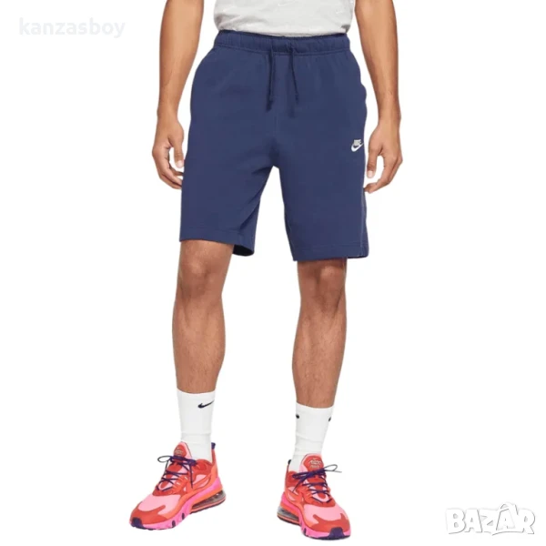 Nike Nsw Club Shorts Jsy Blue - страхотни мъжки панталони С, снимка 1