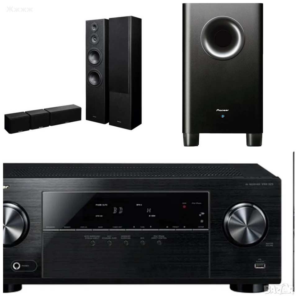 Домашно кино пайнер 5+1+субуфер , снимка 1