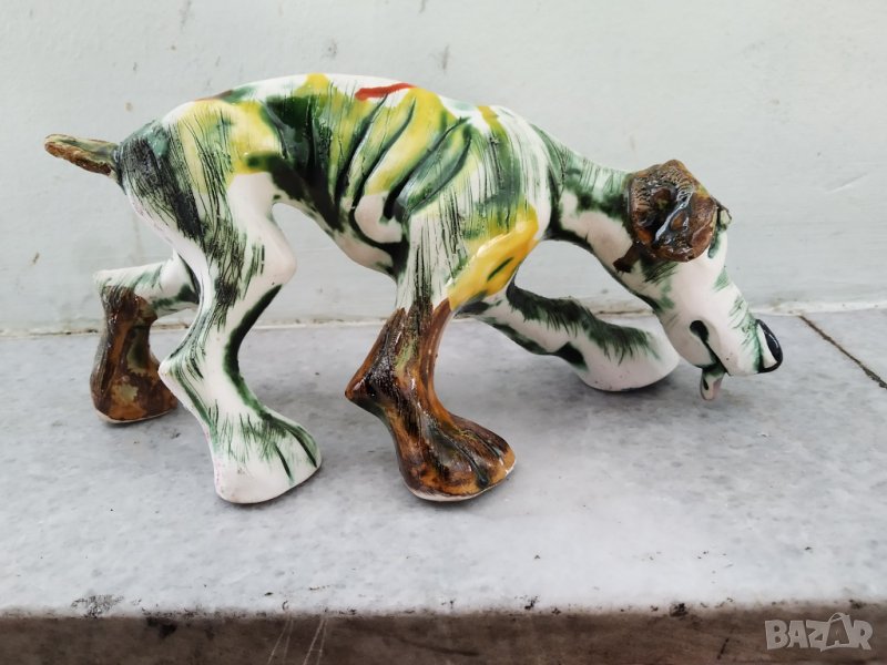 порцеланова статуетка-куче, снимка 1