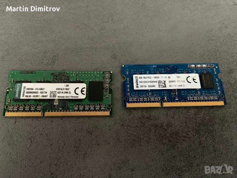 RAM памет DDR3L 4GB, снимка 1