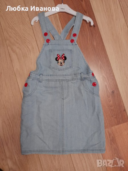 Нов детски дънков сукман Disney -Minnie Mouse, снимка 1