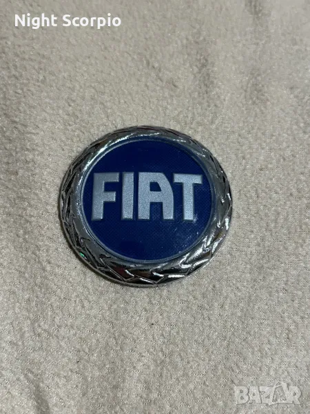 Задна емблема на Фиат (синя), снимка 1
