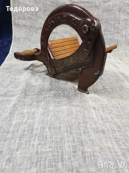 Винтидж нож,гилотина RAADVAD за хранителни продукти, снимка 1