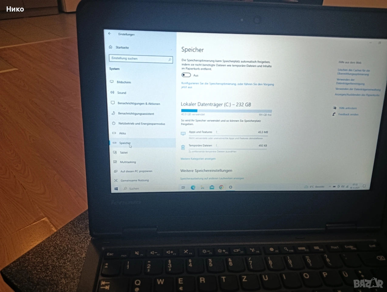 Lenovo ThinkPad 11e , снимка 1