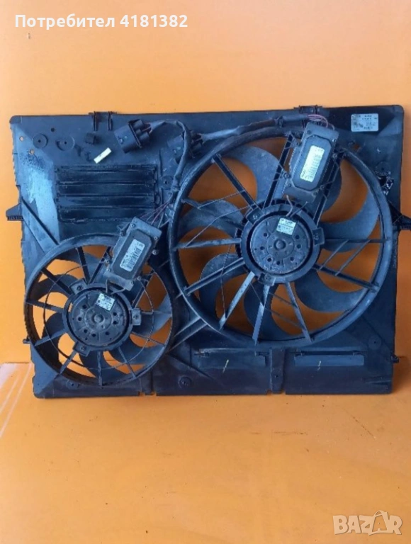 Vw Touareg 7L Audi Q7 4L Porsche Cayenne 957 дифузиор с перка комплект 7L0121203F, снимка 1