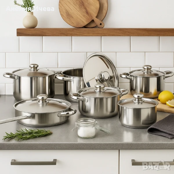 Професионален комплект тенджери Zeiplteir-12 части, снимка 1