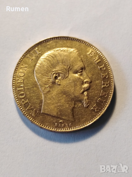 50 франка 1857 година , снимка 1