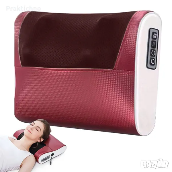 Масажна възглавница за гръб, тяло, шия и бедра, снимка 1