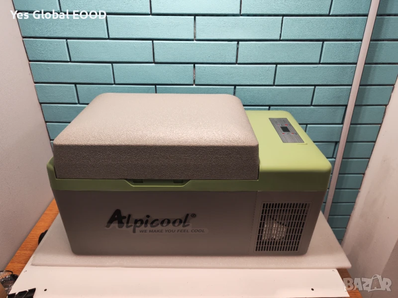 Alpicool Y20T 20L мини хладилник – охлажда до -20°C, 12V преносим, снимка 1