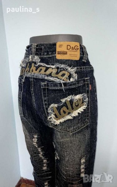 Дизайнерски дънки  "Dolce & Gabbana" - оригинал Уникални!, снимка 1