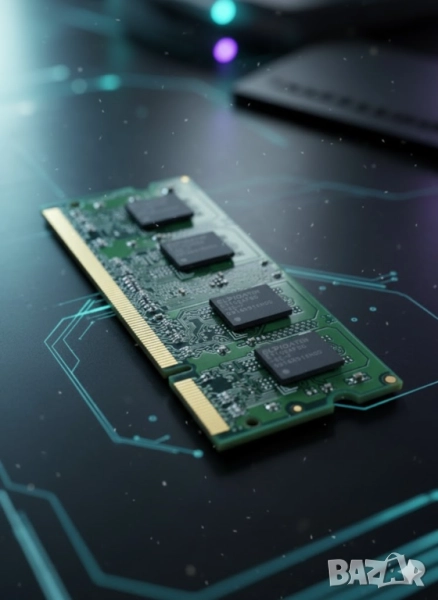 Elpida 1 GB DDR2-800 SO-DIMM (laptop RAM), снимка 1