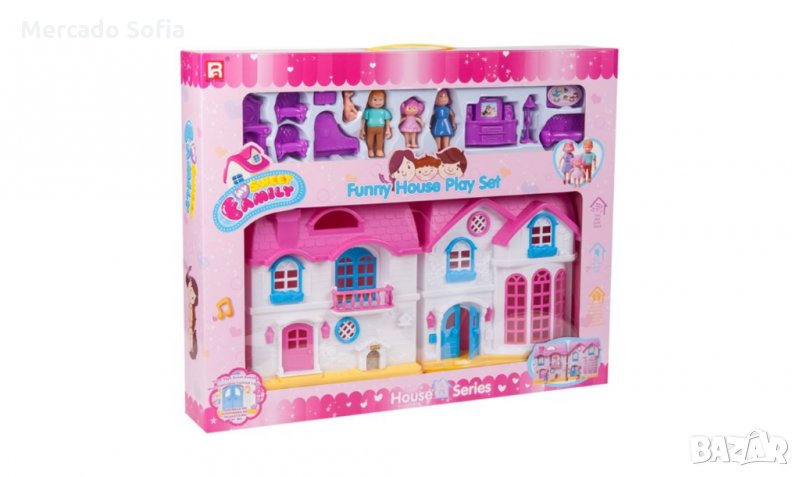 Къща за кукли със звукови светлини - 13 аксесоари, снимка 1