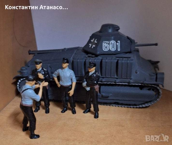 Колекционерски войници с танк, снимка 1