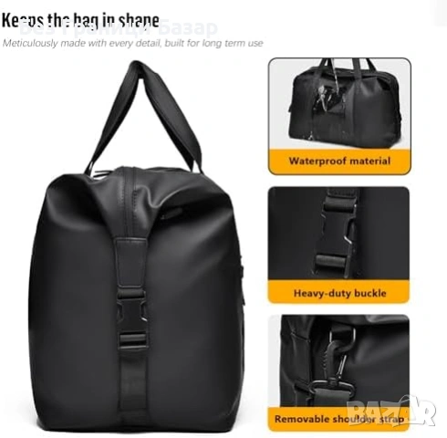 Нова Кабинна пътна чанта 40x30x20 Ryanair PU кожа 24L за пътуване самолет, снимка 7 - Чанти - 54195990