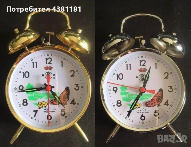 Класически ретро механичен будилник, снимка 4 - Други стоки за дома - 49128397