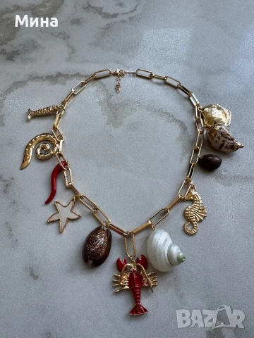 Колие с мъниста ръчна изработка, снимка 2 - Колиета, медальони, синджири - 50809608