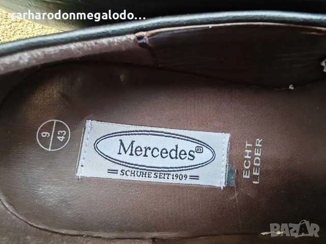 Mercedes Висок Клас Мъжки Обувки 100 ПРОЦЕНТА ВИСОКОКАЧЕСТВЕНА КОЖА , снимка 4 - Официални обувки - 54120976