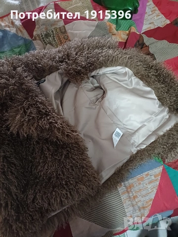 кафяво късо палтенце , снимка 3 - Якета - 53277456