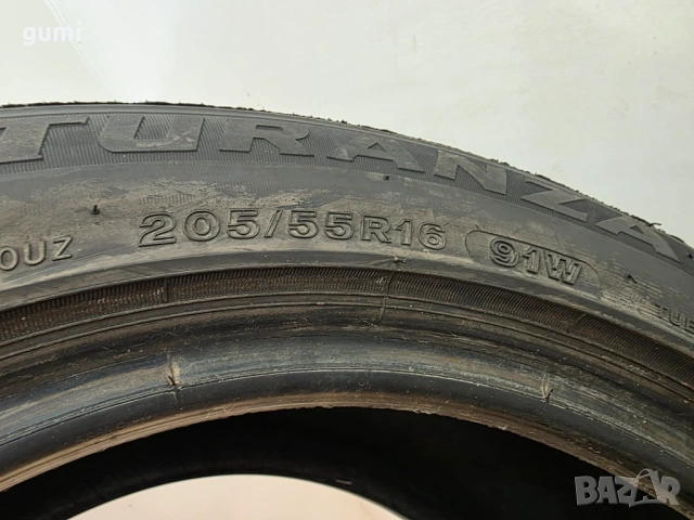 2бр летни гуми 205/55/16 BRIDGESTONE L04642, снимка 4 - Гуми и джанти - 53097715