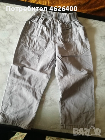 Продавам детски дълги светло-сив панталонки, снимка 3 - Дънки - 52106714