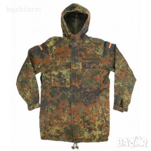 Шуба от немската армия,  модел парка , флектарн камо