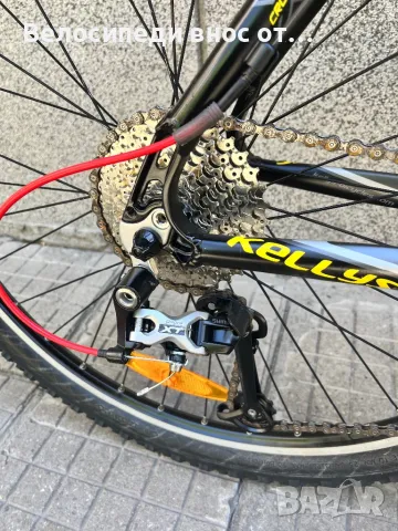 Велосипед колело KELLYS 26 цола 27 скорости всичко е SHIMANO DORE LX много запазено технически Ок , снимка 3 - Велосипеди - 49879107