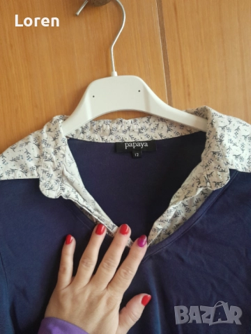 Блузка тип ризка, снимка 8 - Блузи с дълъг ръкав и пуловери - 39883950