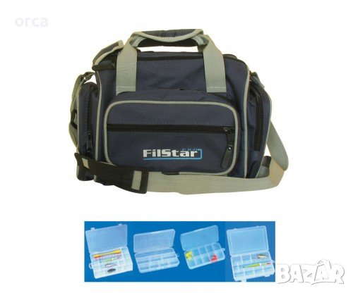 Чанта за спининг FILSTAR KK24 Combo DeLuxe с 6 кутии