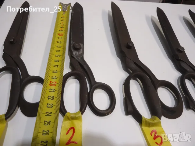 Стари шивашки ножици, снимка 4 - Други ценни предмети - 56333655