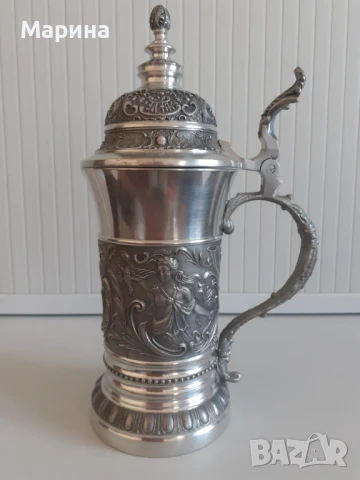 Халба за бира от калай, 500 мл,  Antik*Vintage #77