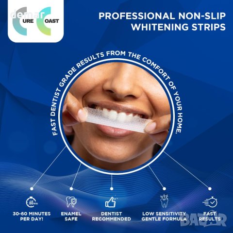 Ленти за избелване на зъби -28 броя, безопасни за емайла + аромат на мента, снимка 6 - Други - 44200254