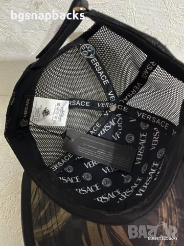 Versace шапка с мрежа Версче shapka s mreja versache шапки с мрежа, снимка 6 - Шапки - 44343142
