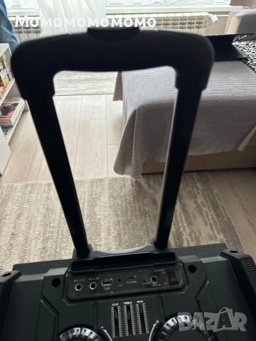 Тонколона с микрофон и зарядно, снимка 2 - Тонколони - 53994671