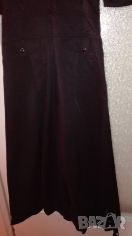 Дълга черна рокля „Ками”, снимка 5 - Рокли - 26544434