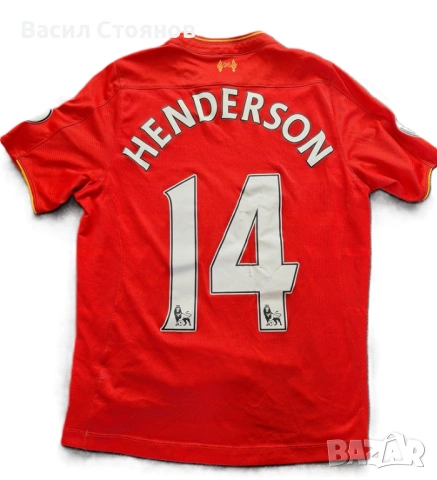 Liverpool / Ливърпул NB #14 Henderson 2016-17г. Home - за ръст 158см.