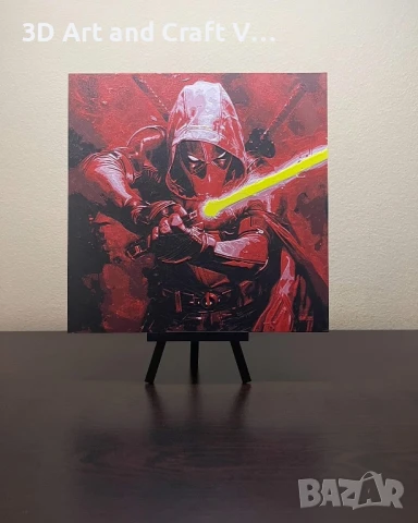 Релефна картина Deadpool , снимка 2 - Картини - 51016891