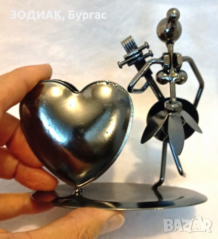 Метална Пластина Музикант / Моливник, снимка 5 - Декорация за дома - 28253998