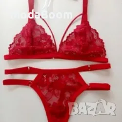 Дантелен комплект от три части Sia, снимка 3 - Бельо - 48357875