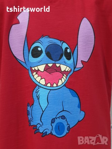 Нова детска тениска с дигитален печат Стич (Stitch), снимка 2 - Детски тениски и потници - 37494684