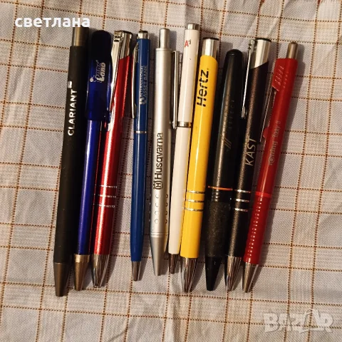 Метални рекламни химикали различни за колекция и др, снимка 3 - Други - 39152498