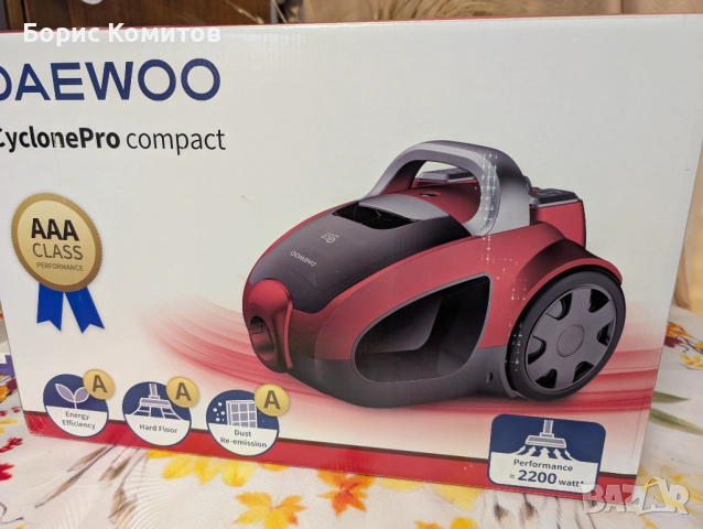 Прахосмукачка без торба Daewoo RCC-230R/3А