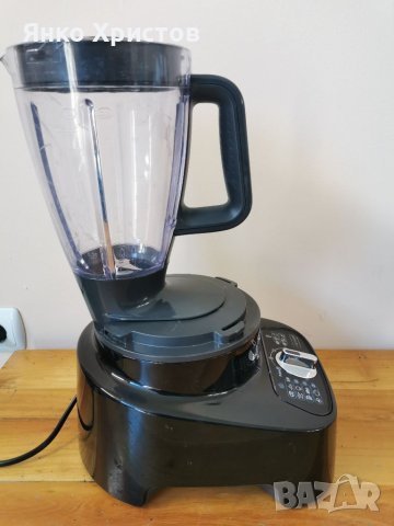 Moulinex FP821811 DoubleForce многофункционален пластмасов черен робот, снимка 2 - Кухненски роботи - 40633009