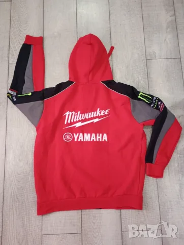 Milwaukee Yamaha мъжки суичър с качулка размер L, снимка 2 - Спортна екипировка - 56007949