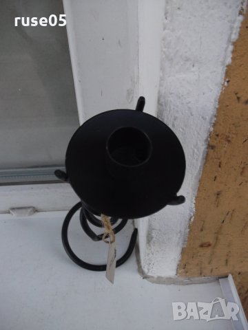 Свещник метален за една свещ, снимка 2 - Други ценни предмети - 30293871