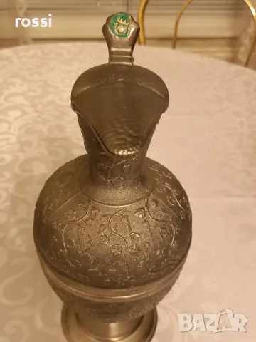 Vintage. Нов. Немски калаен сервиз за вино, ракия. Кана и 6 чаши. , снимка 8 - Антикварни и старинни предмети - 48827866