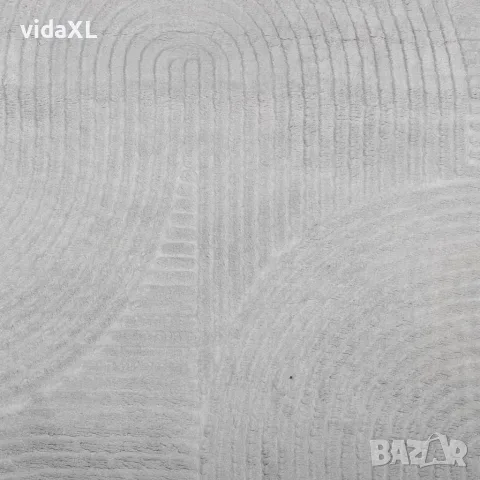 vidaXL Килим IZA с къс косъм, скандинавски вид, сив, 200x280 см, снимка 9 - Килими - 56147388
