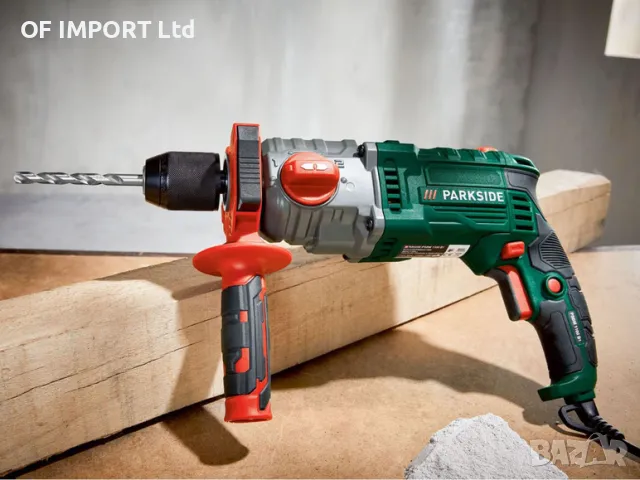 Мощна Ударна Бормашина PARKSIDE 1100W с Метален Патронник