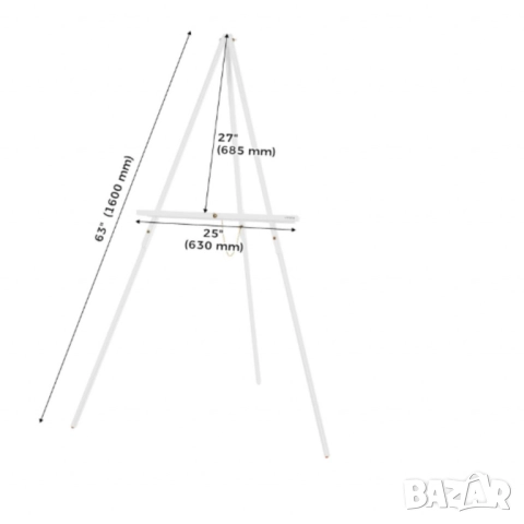 2бр/ Дървен статив за картини 63″ , VISWIN, снимка 6 - Други стоки за дома - 51967922